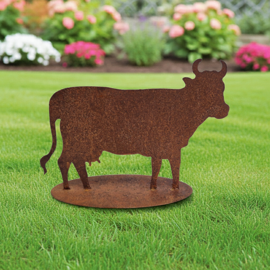 Kuh Fiona Rostfigur