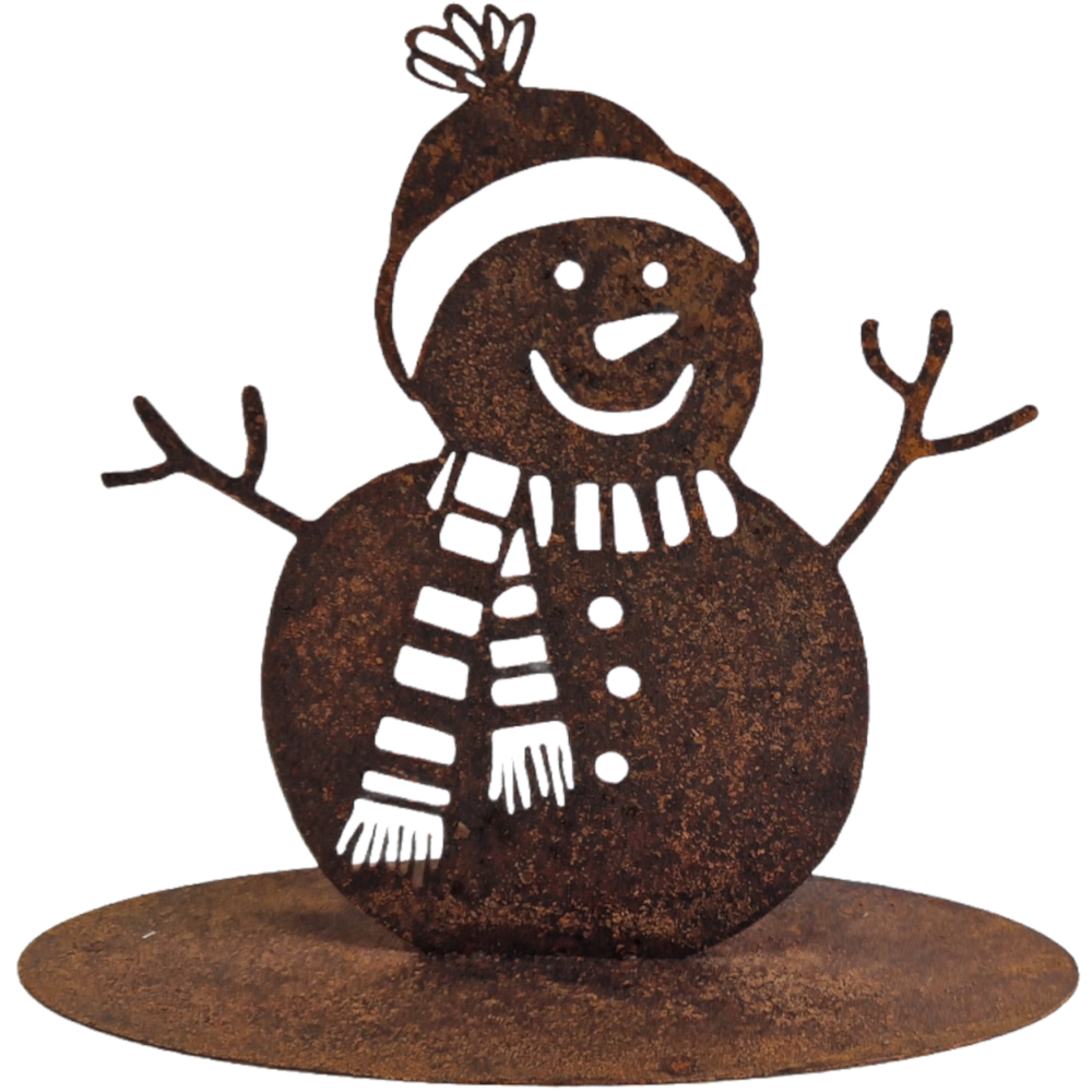 Schneemann Olaf Rostfigur
