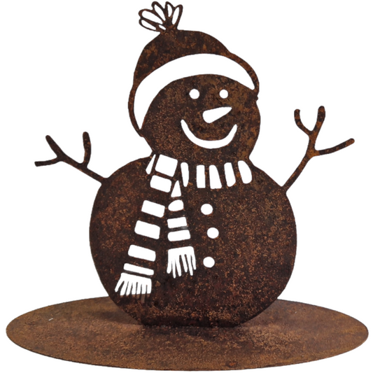 Schneemann Olaf Rostfigur
