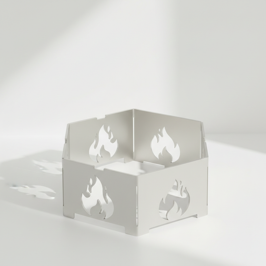 Krone für Feuerplatte / Wokaufsatz inkl. Grilleinsatz