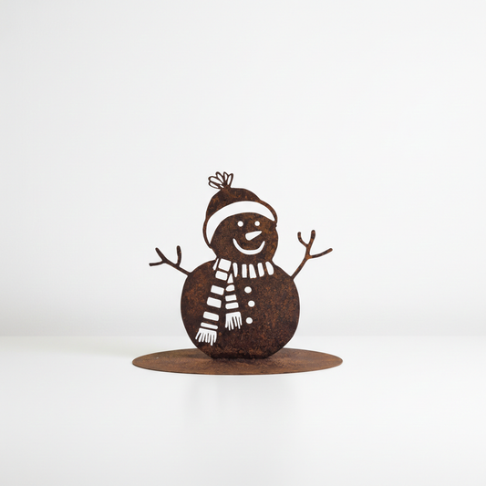 Schneemann Olaf Rostfigur